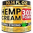 Саnnаbі Rеlіеf Hemp Cream Maximum Strength 10.14 FL. OZ — Relieve Muscles, Joints, and Back Target Area — 10-in-1 Potent Formula | Gel Infused with Hemp Oil, Arnica, Menthol, Rosemary, Calendula