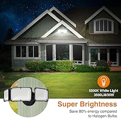 LEPOWER 3500LM LED Flood Light Outdoor, Switch