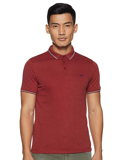 mens red slim fit shirt