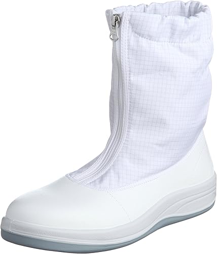 Amazon ミドリ安全 静電安全靴 クリーンルーム向け ブーツタイプ Scr10 ハーフフード メンズ 安全靴 作業靴