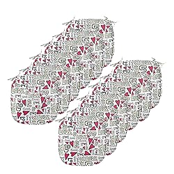 Ambesonne Love Chair Seating Cushion Set of