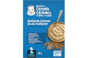 GERBER Cereal Stage 2 - Mixed Grain, Baby Food, Cereal, 6+ Months, 227 g, 6 Pack - Packaging May Vary