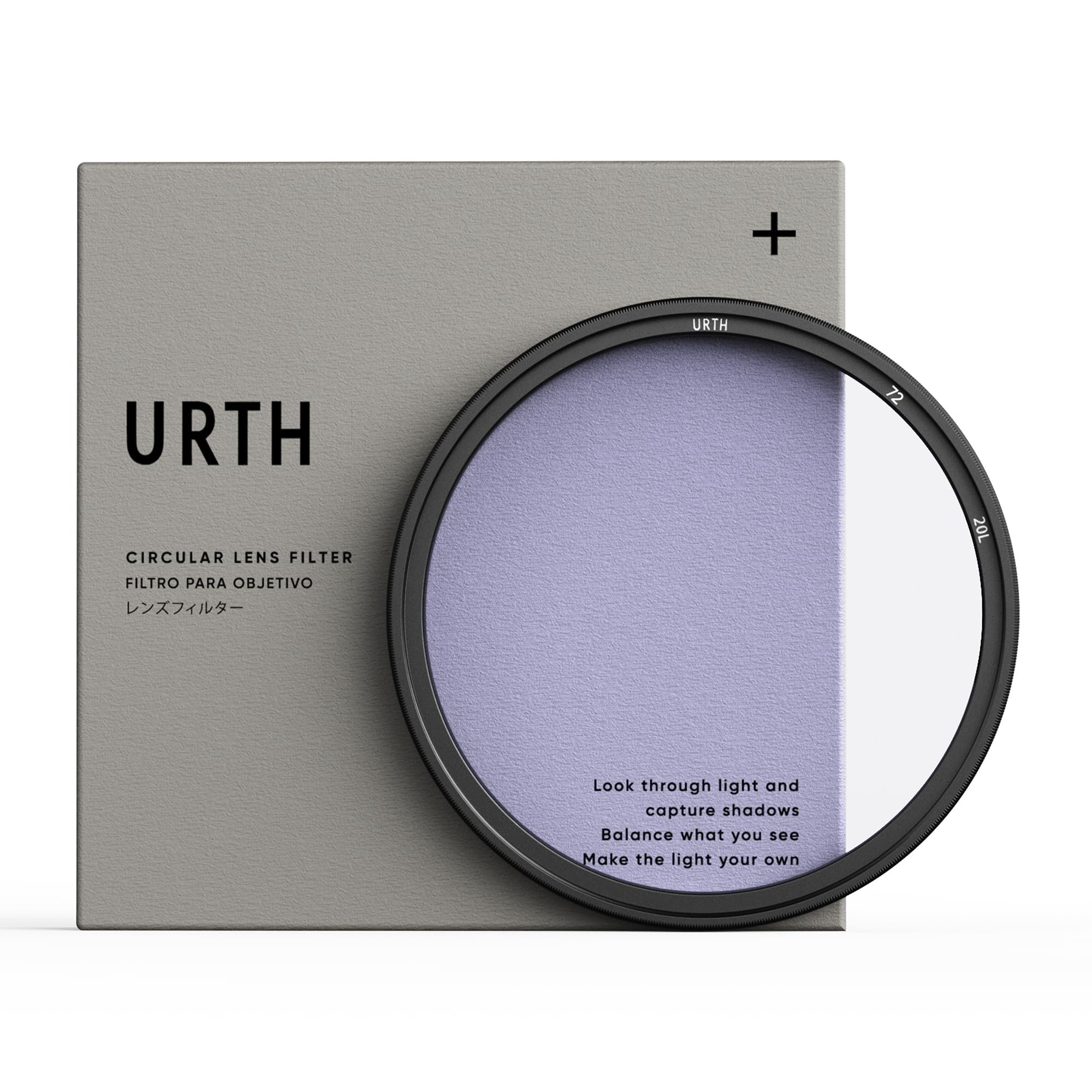 Urth 72mm Neutral Night Lens Filter (Plus+) — 20-Layer Nano-Coated Neodymium Light Pollution Reduction for Advanced Night Sky & Star Clarity