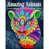 Download Amazon Com 100 Animals An Adult Coloring Book With Lions Elephants Owls Horses Dogs Cats And Many More Animals With Patterns Coloring Books 9781098578800 Summer Jade Books