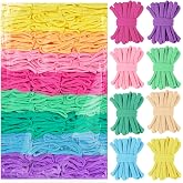 daheypong 800pcs Refill Loops for 7-Inch Weaving Loom, 8 Pastel Colors | Durable Nylon Loom Loops for Potholder Making, Kids &amp; Adults DIY Craft Projects
