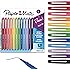 Paper Mate Flair Felt Tip Pens, Medium Point (0.7mm), 12 Count - For Arts & Crafts, Note-Taking, Journaling, School Supplies 