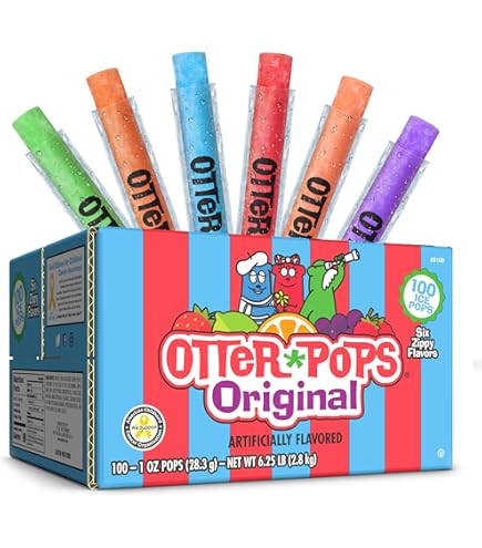 Amazon.com: Kisko Giant Tropical Freezies 5.5 oz, 50 Count