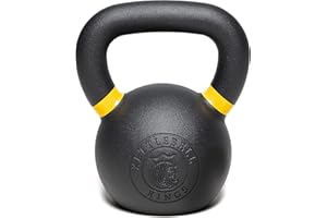 Kettlebell Kings Powder Coated Kettlebell Weights 5-90 LB | Workout Gym Equipment & Strength training sets for Women & Men | Durable Coating for Grip Strength, Rust Prevention- New