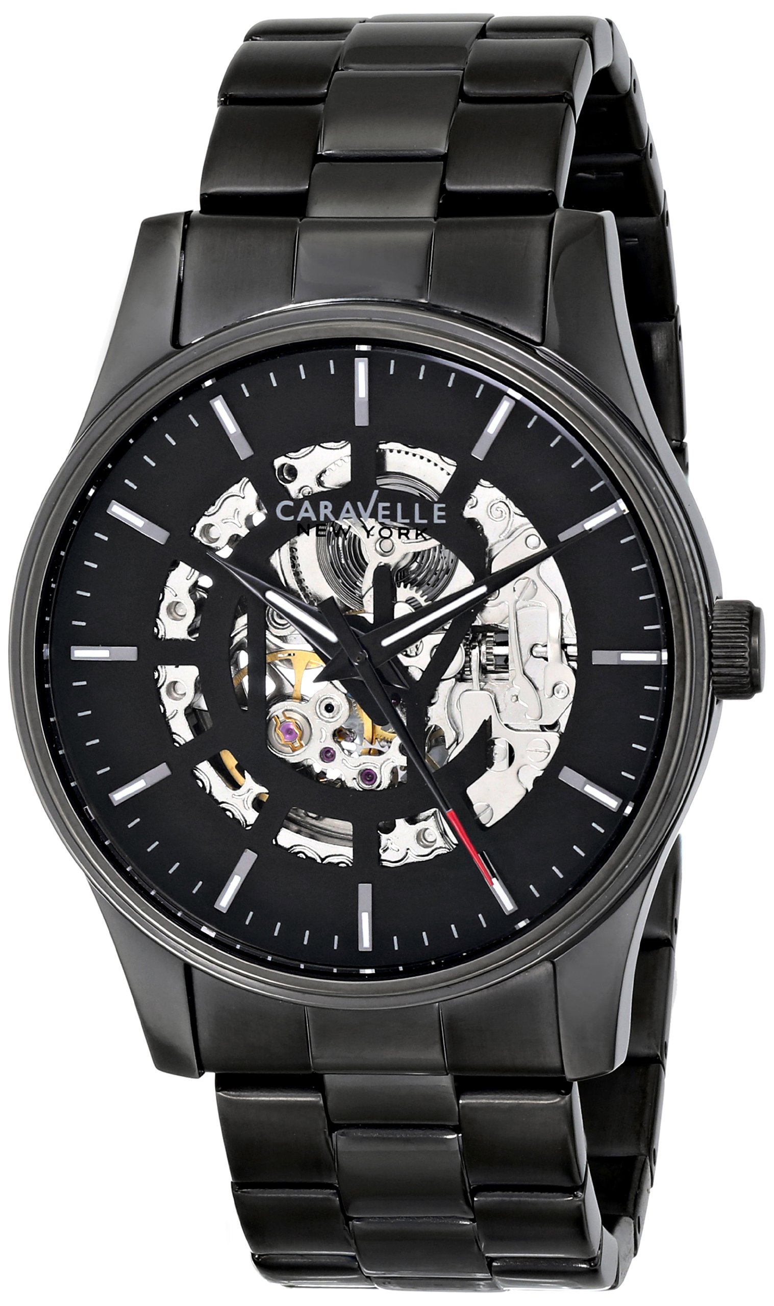 Caravelle New York Men's 45A121 Analog Automatic Black Watch Fox and