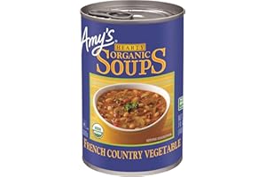 AMY'S Amy’s Soup, Vegan Hearty French Country Vegetable Soup, Gluten Free, Made With Organic Rice, Vegetables and Herbs, Canned Soup, 14.4 Oz
