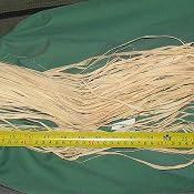 La Cordeline Raphia Naturel, Gaine Brins Coupés Liens 40 cm ± 600 Liens