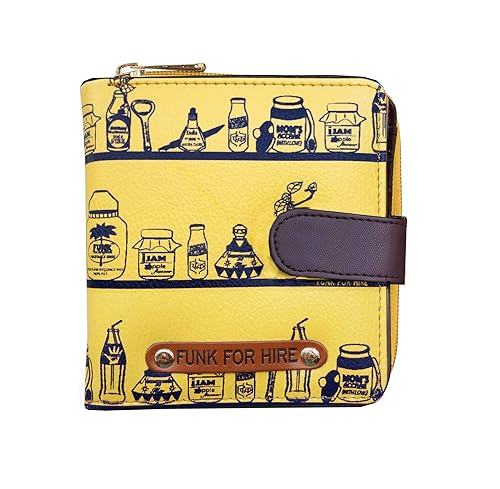 Funk For Hire Yellow Womens Wallet