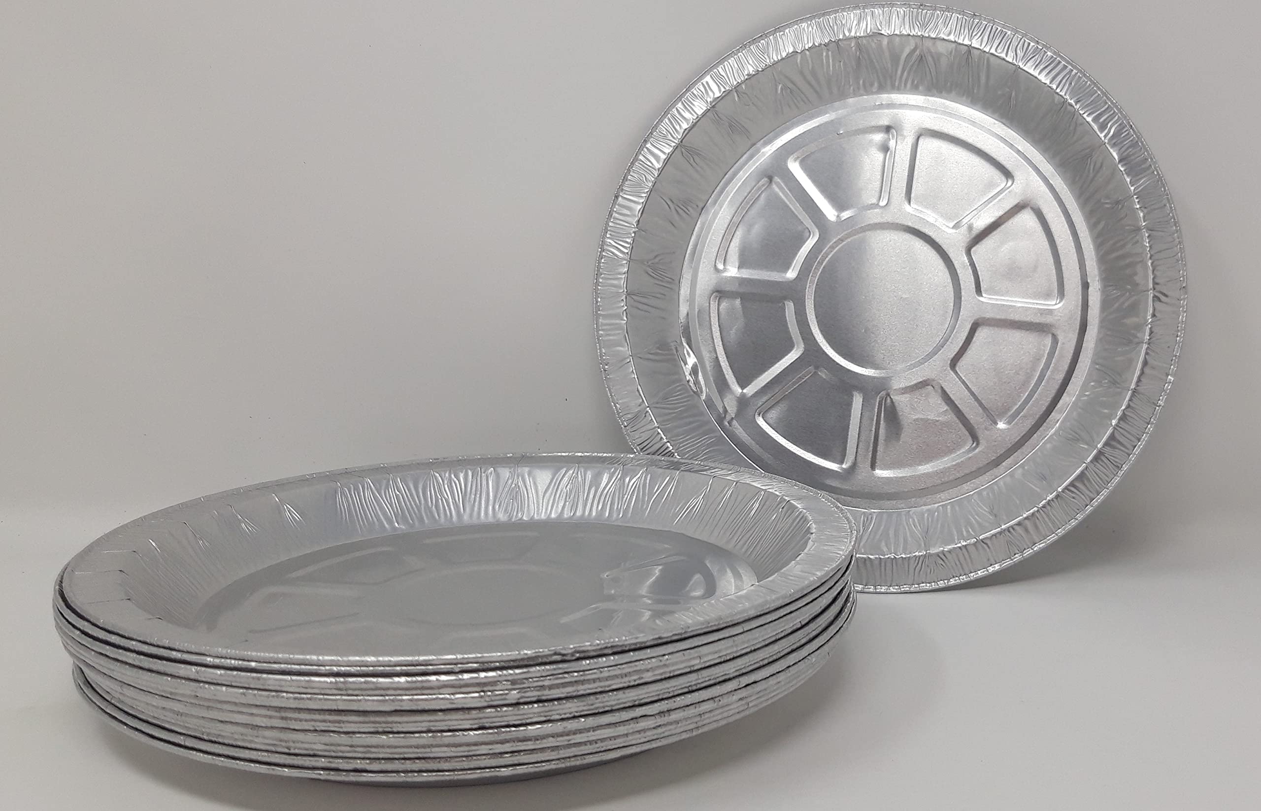 Aluminium Foil 8" 20cm Round Pie Flan Tart Plate 20x1.6cm 323cc (40)