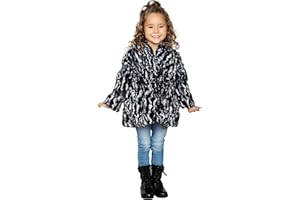 Widgeon Little Girls' Button Front Faux Fur Coat