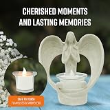 GloBrite Guardian Angel Candle Holders Set of 2 LED Tea Light Holders view 3