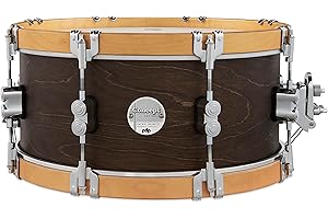 Pacific Drums & Percussion Add-Ons PDP Concept Classic, 6.5x14, Walnut/Natural Hoops Snare Drum (PDCC6514SSWN)