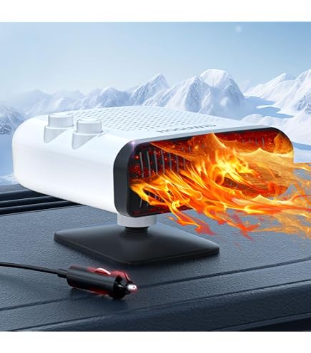 thumbnail image 2 of TOTMOX 800W Portable Car Heater - 12V Fast Heating Defroster For Cars, SUVs & RVs 2 of 9