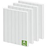 4 Pack 115115 Replacement Filter A Size 21 - Compatible with Winix PlasmaWave C535 5300 5300-2 6300 6300-2 P300 AM90 C909 9800, C535 Filter A