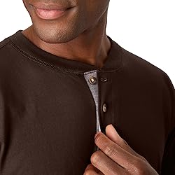 Hanes mens Beefy Long Sleeve Three-button Henley