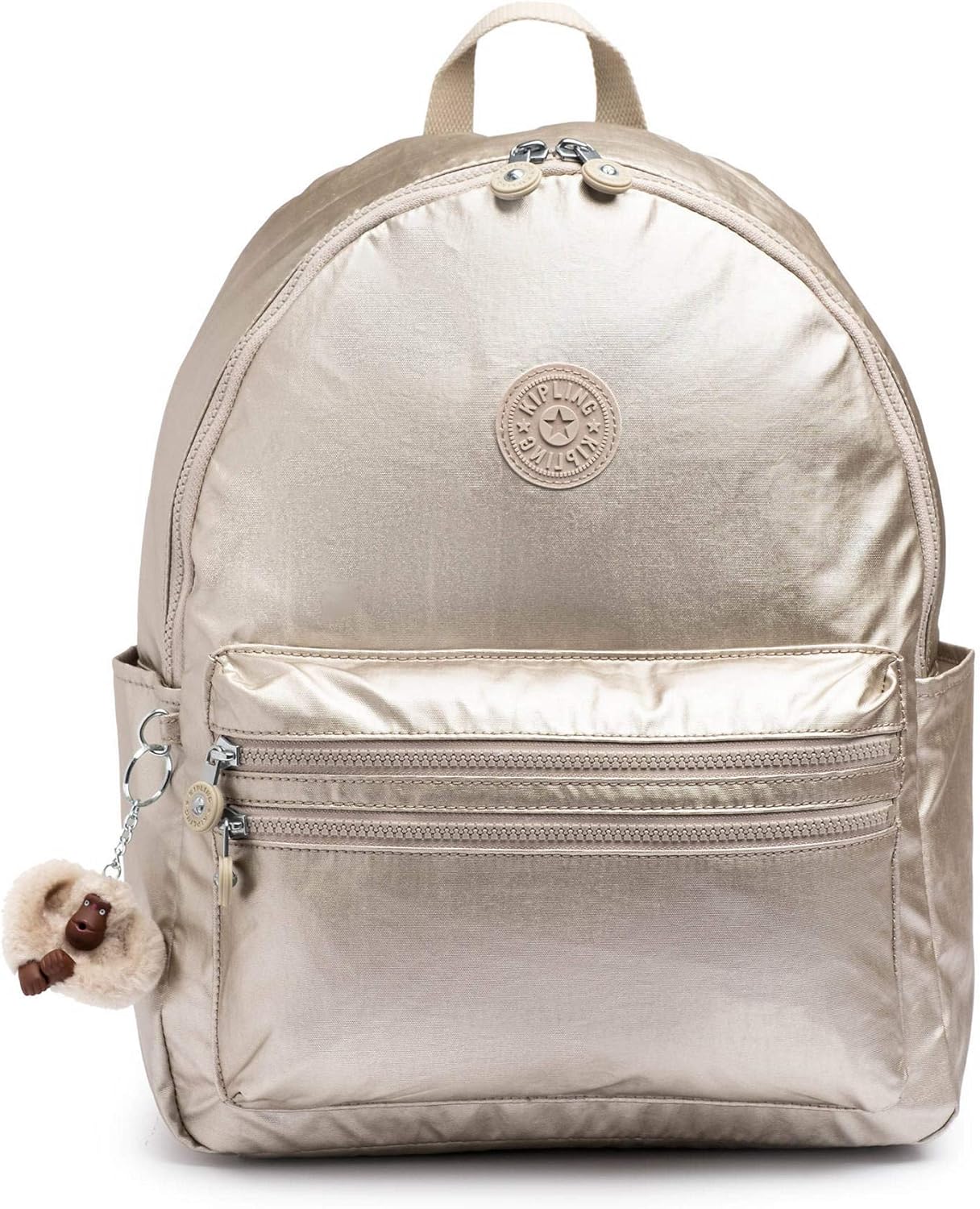 Kipling Bouree Small Backpack Gleaming Gold Metallic Shoes