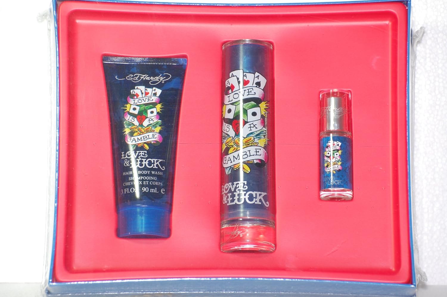 Ed Hardy Love & Luck Men Gift Set Fragrance