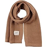 Peecabe Kids Scarf Soft Warm Knit Neck Warmer Winter Classic Scarf for Boys Girls