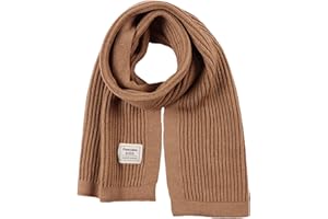 Peecabe Winter Little Kids Scarf Soft Warm Girls Knitted Scarf Toddler Boy Cold Weather Elastic Neck Warmer