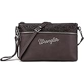 Wrangler Western Cowhide Crossbody Bags for Women Clutch Wristlet Purse