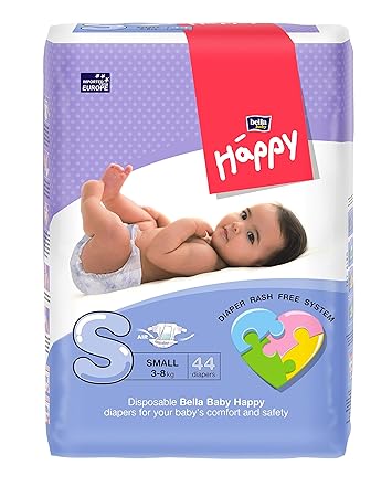 Bella Baby Happy Small Diapers (44 Pieces)
