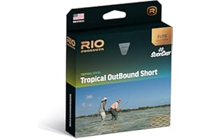 RIO PRODUCTS Rio Elite Tropical Outbound Short Saltwater Fly Line, Cast Large Flies for Long Distances, Floating