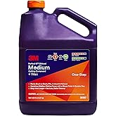 3M Perfect-It Gelcoat Medium Cutting Compound + Wax, 36107, 1 Gallon, One-Step Process, P1500 and Finer Scratches, Fiberglass Oxidation Remover for Boats and RVs