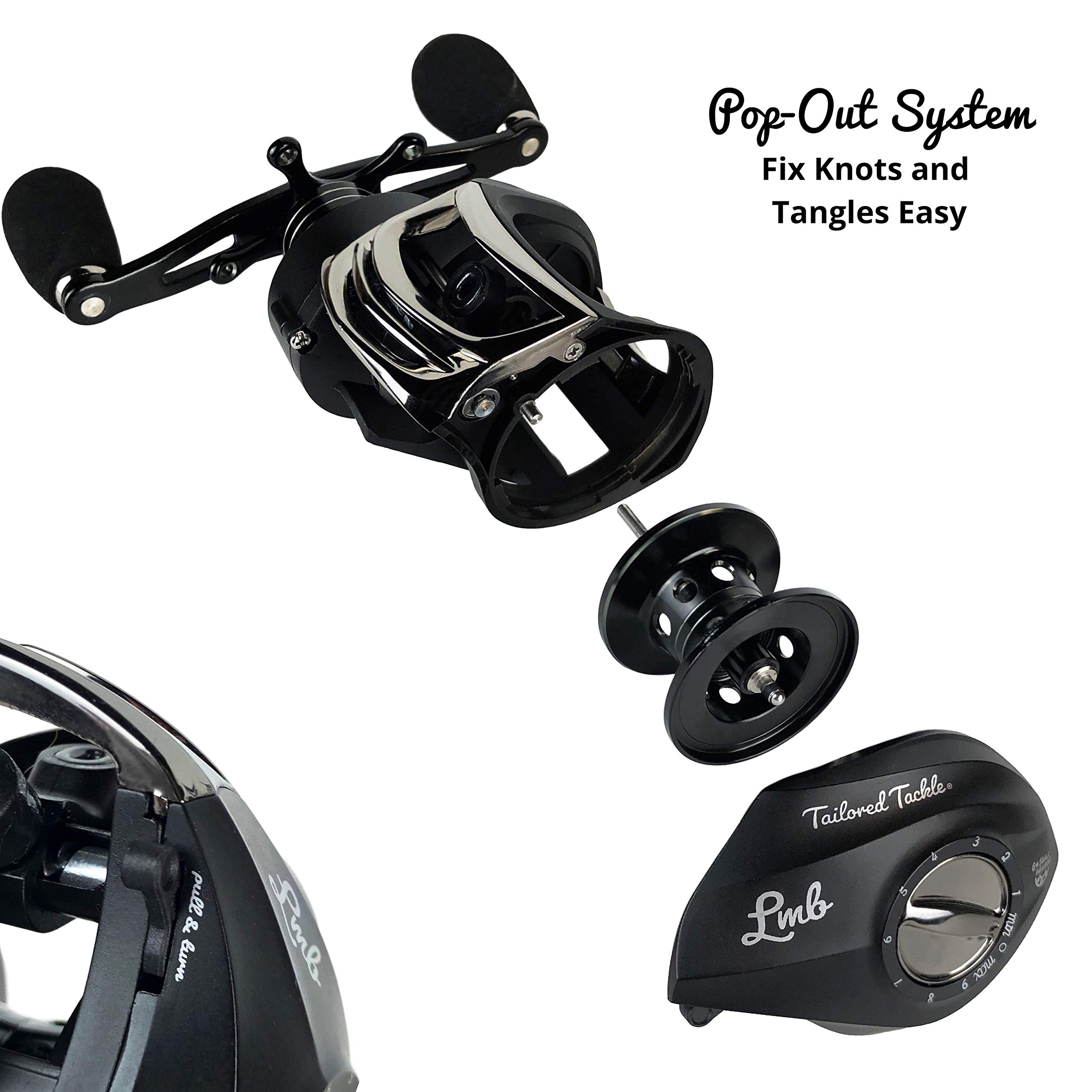 Tailored Tackle Bass Fishing Rod and Reel Right Handed ...