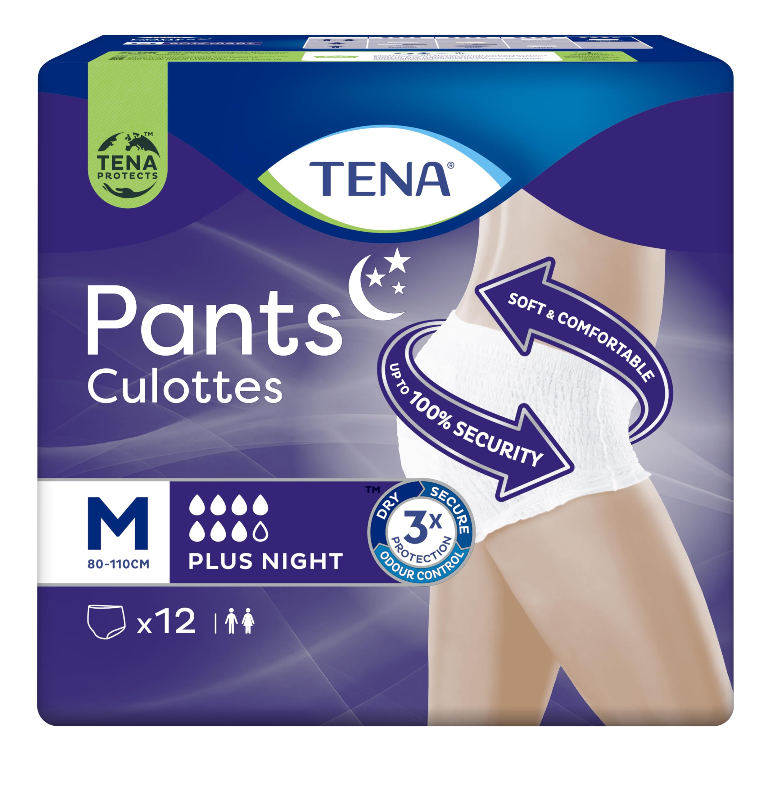 pants plus night size m - 12 Absorbent panties
