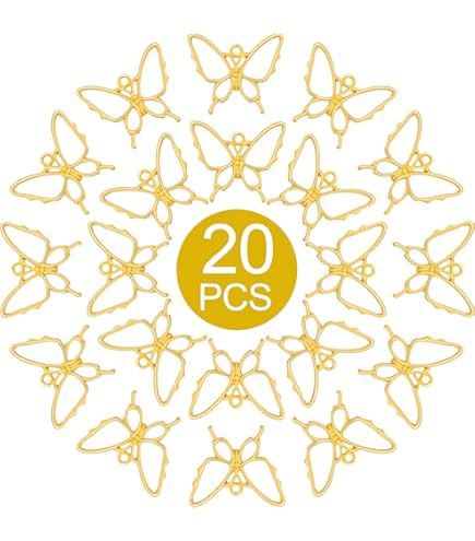 20Pcs Frog Frame Pendants For Resin Jewelry Making - Gold Open Back Bezel Charms