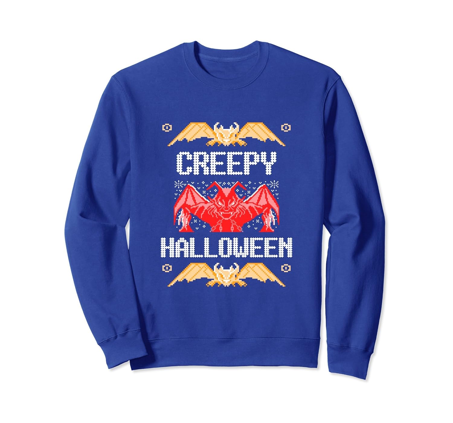 Halloween Ugly Sweatshirt Creepy Halloween Bats Gift-ANZ