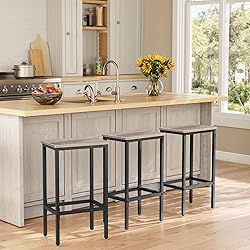 MAHANCRIS Bar Stools, Set of 2 Bar Chairs, Kitchen