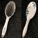 Sosoon Hair Brush Boar Bristle Paddle for All Hair Types Red 1pc Gifts view 7