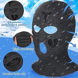 5665 3 Hole Full Face Mask Winter, Outdoor Sports