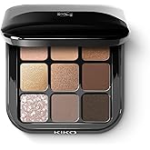 KIKO Milano Glamour Multi Finish Eyeshadow Palette | 9 Eyeshadows In Different Finishes