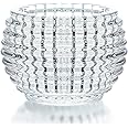 Clear Round Glass Votive Candle Holders, Fall Crystal Tea Light Candle Holder for Wedding Table, Votive for Birthday Party Decor,Single