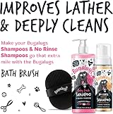 Bugalugs Bath Brush for Dogs & Cats - Wet or Dry Grooming Brush view 8