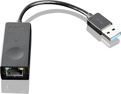 Lenovo USB to Ethernet Network Adapter Black