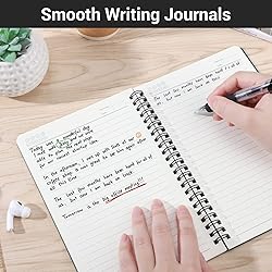 EUSOAR Hardcover Spiral Lined Notebook, A5 6 Pack