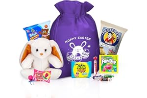 CHARMED CRATES Prefilled Easter Baskets for Kids - Your Favorite Bunnies will Adore these Filled Easter Baskets for Boys and Premade Easter Baskets for Girls - Delight them with Easter Baskets For Kids Already