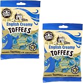 Walkers' Nonsuch English Creamy Toffees | with Whole Milk &amp; Butter | Imported from UK | Traditional British Sweets | Classic English Toffee | 5.29 Oz (Pack of 2)