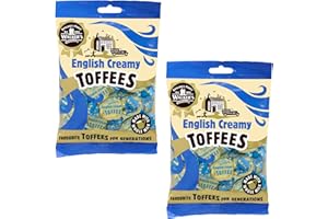 Walkers' Nonsuch English Creamy Toffees | with Whole Milk & Butter | Imported from UK | Traditional British Sweets | Classic English Toffee | 5.29 Oz (Pack of 2)