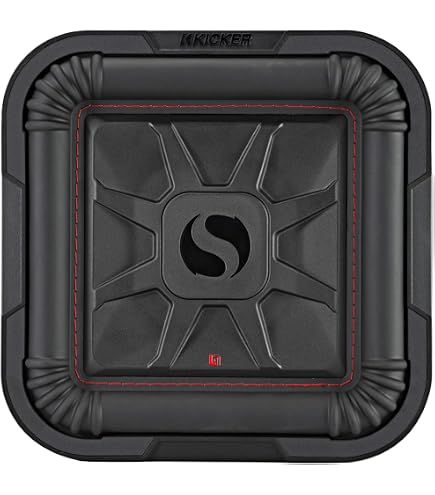 Kicker Gabinete subwoofer Solo-Baric L7S de 10 polegadas 1200 W de