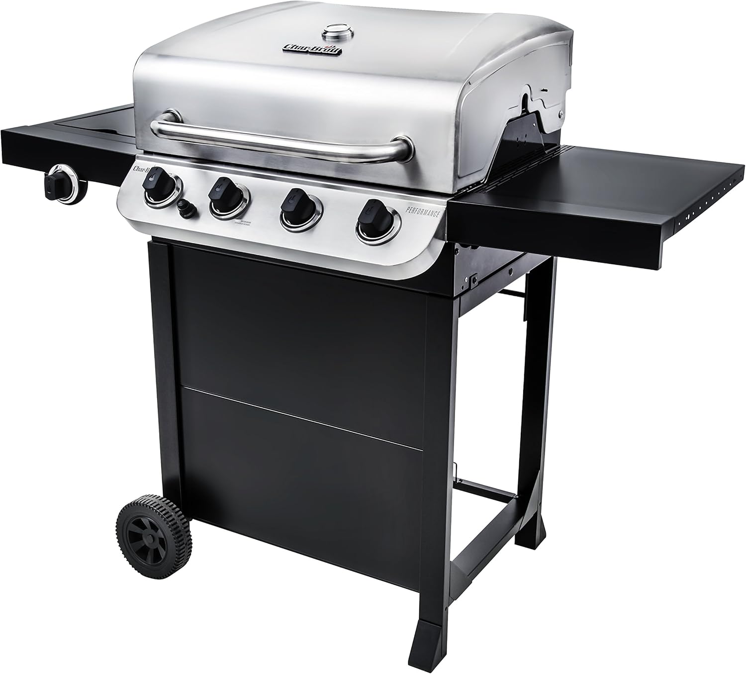 review Char-Broil Performance 475 4-Burner Cart Liquid Propane Gas Grill- Stainless