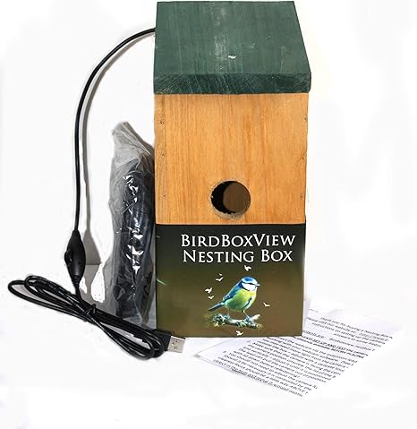 Bird Nest Box With Web Camera From Birdboxview 6 5m 23ft Leads