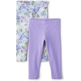 The Children's Place Baby Girls' and Toddler Printed Leggings, Multipacks